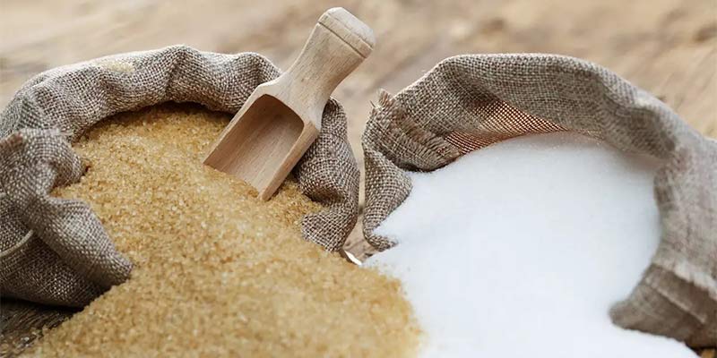 تفاوت شکر قهوهای و شکر سفید ار نظر مواد مغذی
