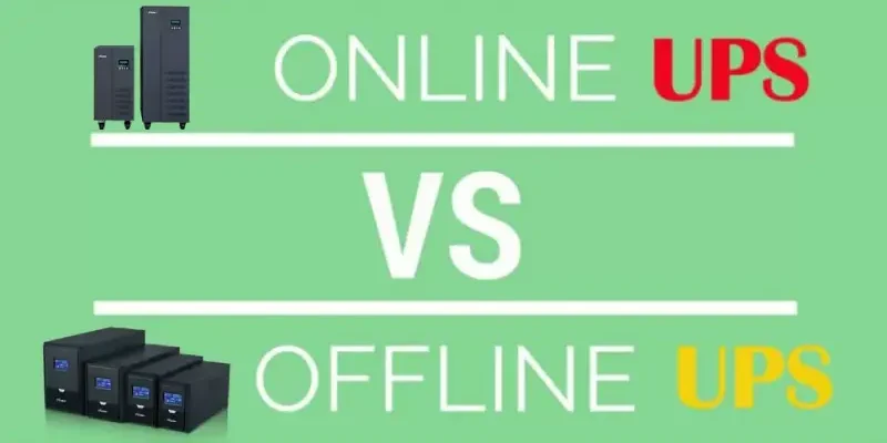 تفاوت‌ یو پی اس آنلاین و یو پی اس آفلاین